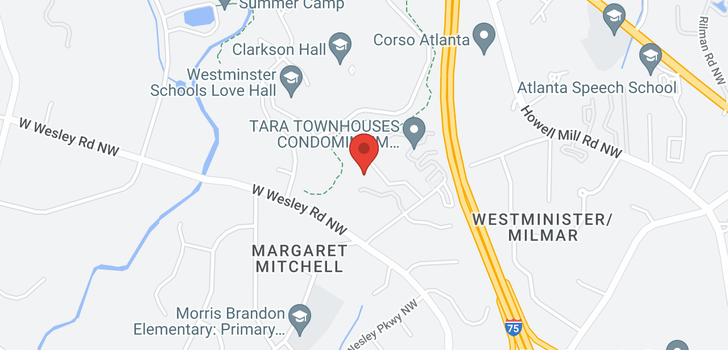 map of 3052 Clarendale Drive NW